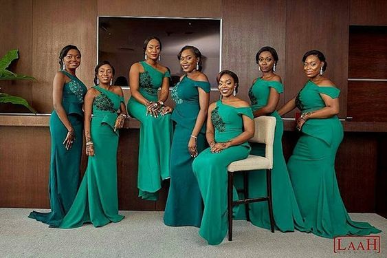 African Bridesmaid robes Dresses 2020 - African 4