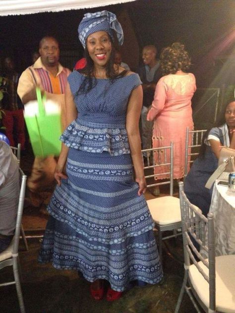 Lesotho shweshwe Dresses For African Slay Queens - African 4