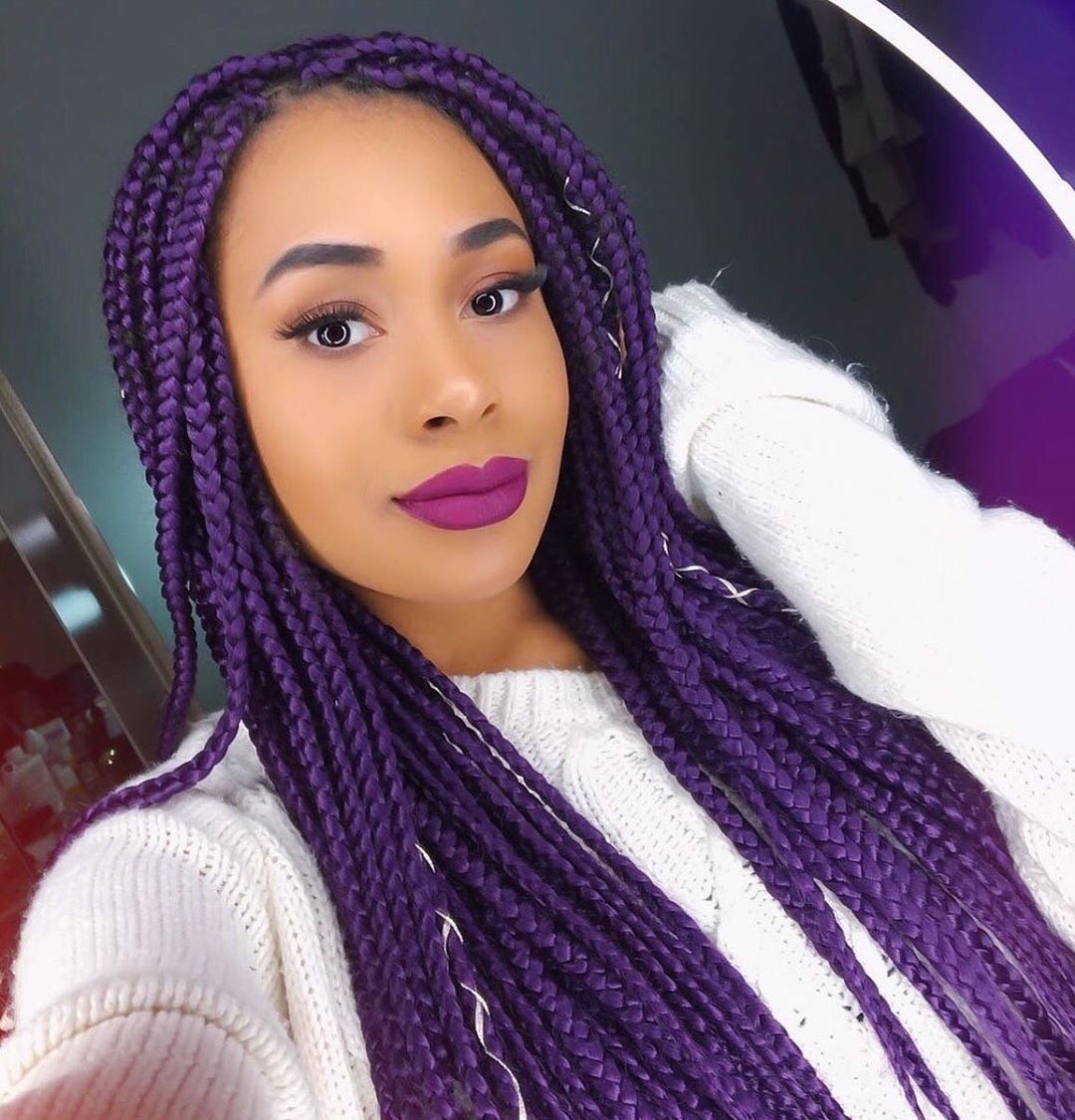 27 Box braids 2020 styles pictures for Ladies